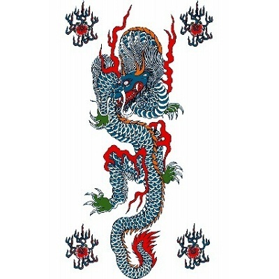 タトゥーシール 青龍 タトゥーシール 青龍
