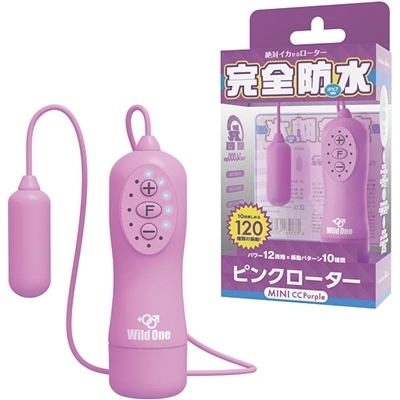 絶対イカせるローター 完全防水 ピンクローター MINI CC パープル 絶対イカせるローター 完全防水 ピンクローター MINI CC パープル